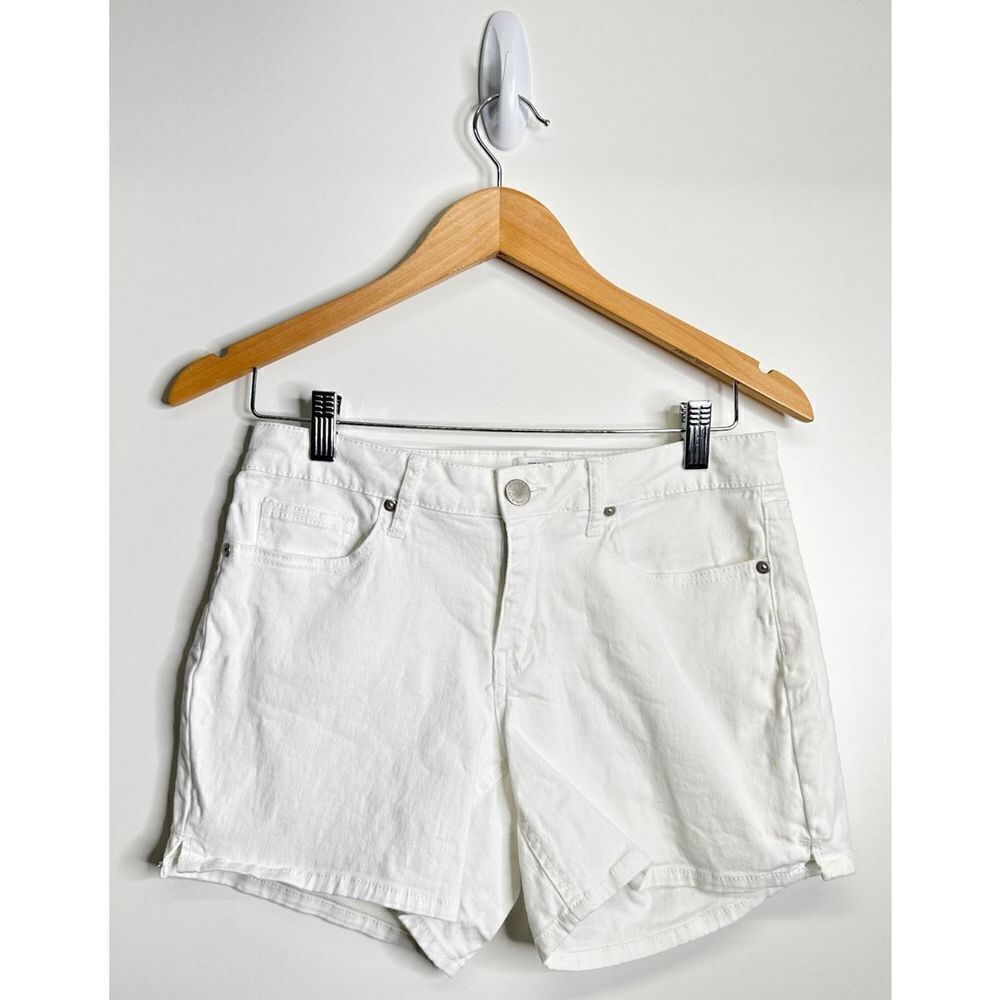 Crown & Ivy Shorts Womens Casual‎ White Denim Size 4